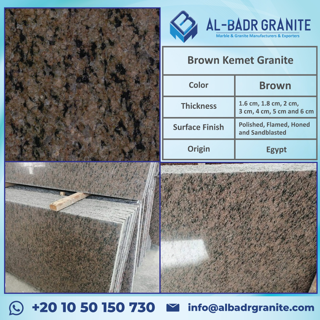 Brown Granite Slabs and Tiles